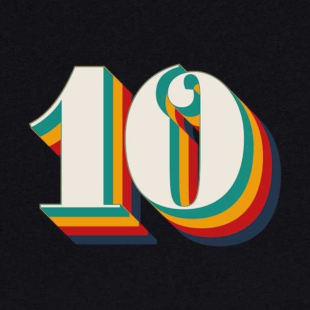 Number 10 by n23tees